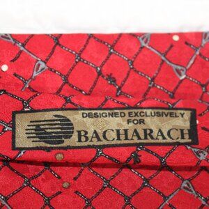 Lacrosse Bacharach Neckwear Red 100% silk TIE Cravette
